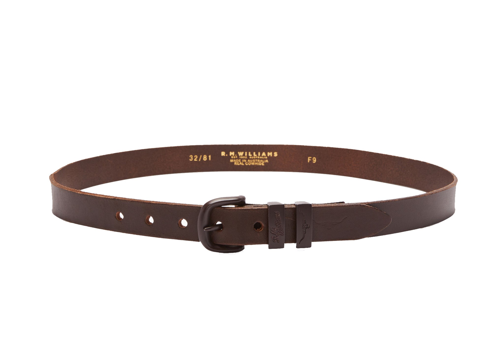 Womens-R.M.Williams-Drover-1-Belt-Accessories-BSC5ZCH0801-Chocolate-2