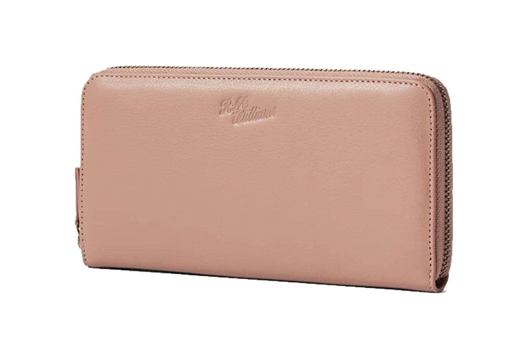R.M. Williams Singleton Zip Wallet - Dusty Pink
