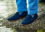 Barker William - Dark Navy Suede
