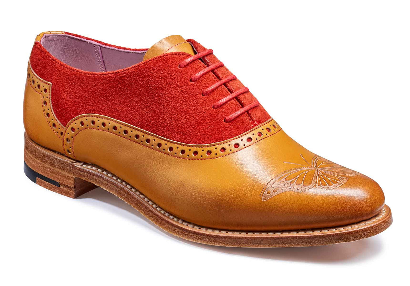 Cedar Calf/Red Suede