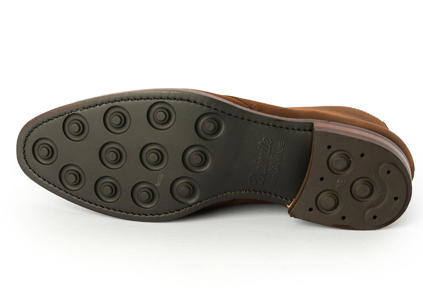 Robinson Twain - Brown Waxy Suede