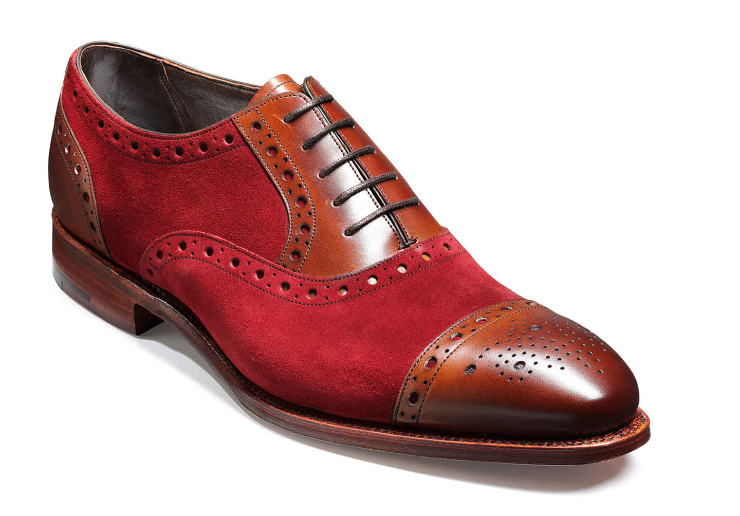 Burgundy Suede/Walnut Calf