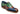 Ebony/Green/Blue Hand Painted