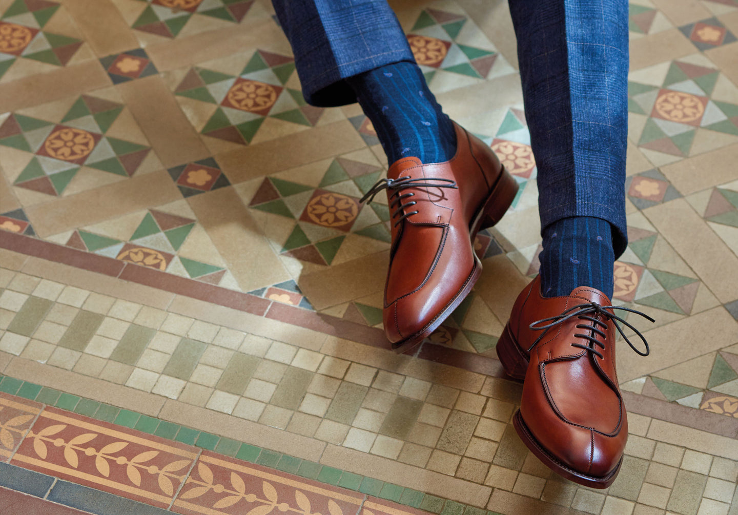 Barker Montrose - Antique Rosewood Calf