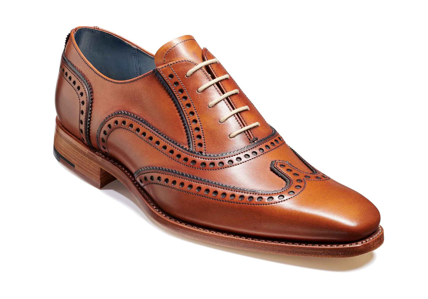 Antique Rosewood/Navy Calf