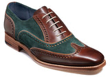 Walnut Calf/Green Suede
