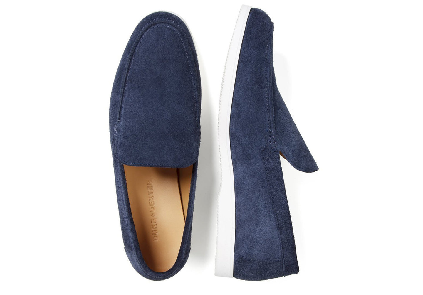 Navy Suede