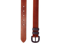 R.M. Williams Burnished Drover Belt - Cognac
