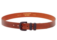 R.M. Williams Burnished Drover Belt - Cognac