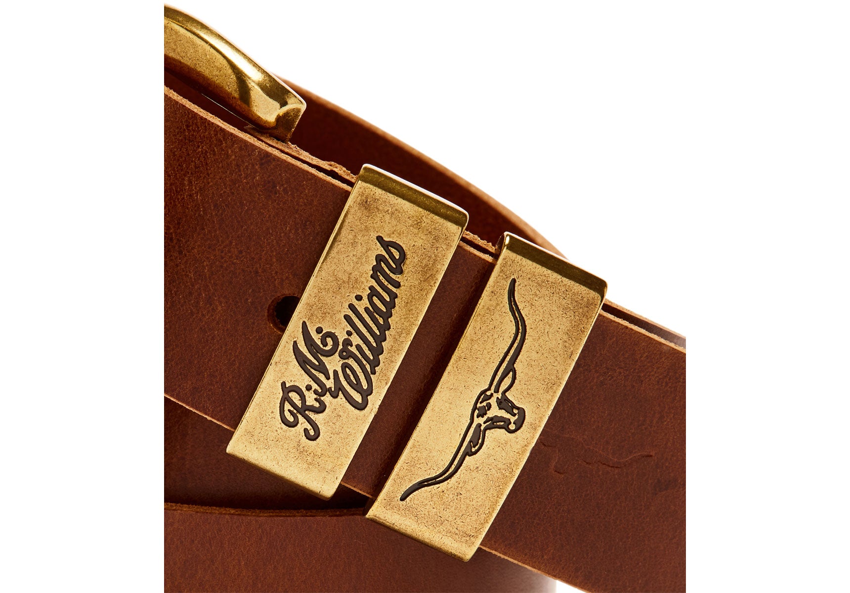 R.M. Williams アールエムウィリアムス レザー 金具 ゴールド R.M. Williams Drover 1 1/2