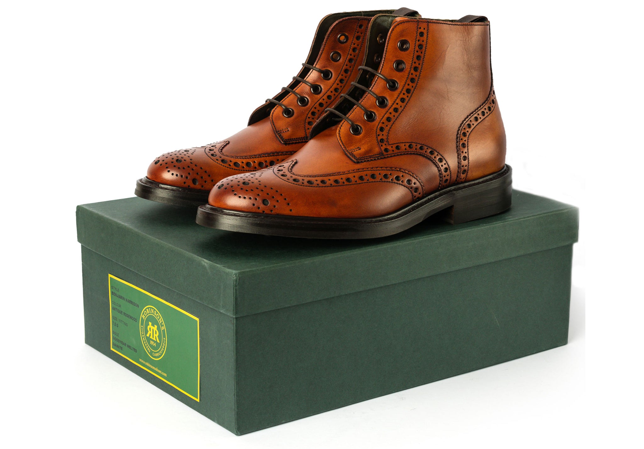 Robinson Benjamin Harrison - Antique Rosewood Calf