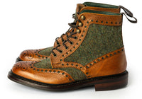mens-robinsons-huxley-Boots-103853G-almond-grain-green-tweed-4