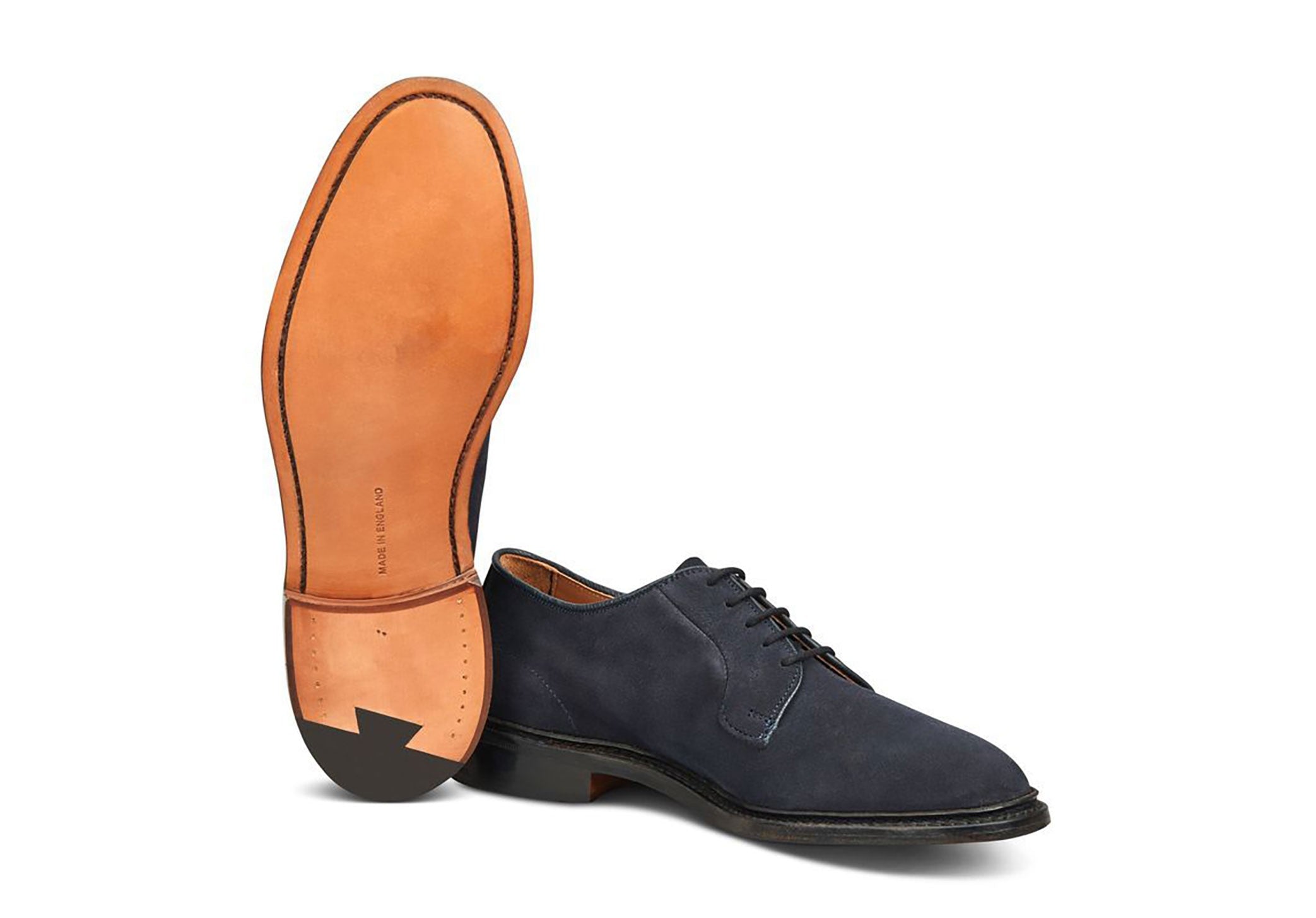 Tricker's Robert - Blue Castorino Suede | Robinson's Shoes