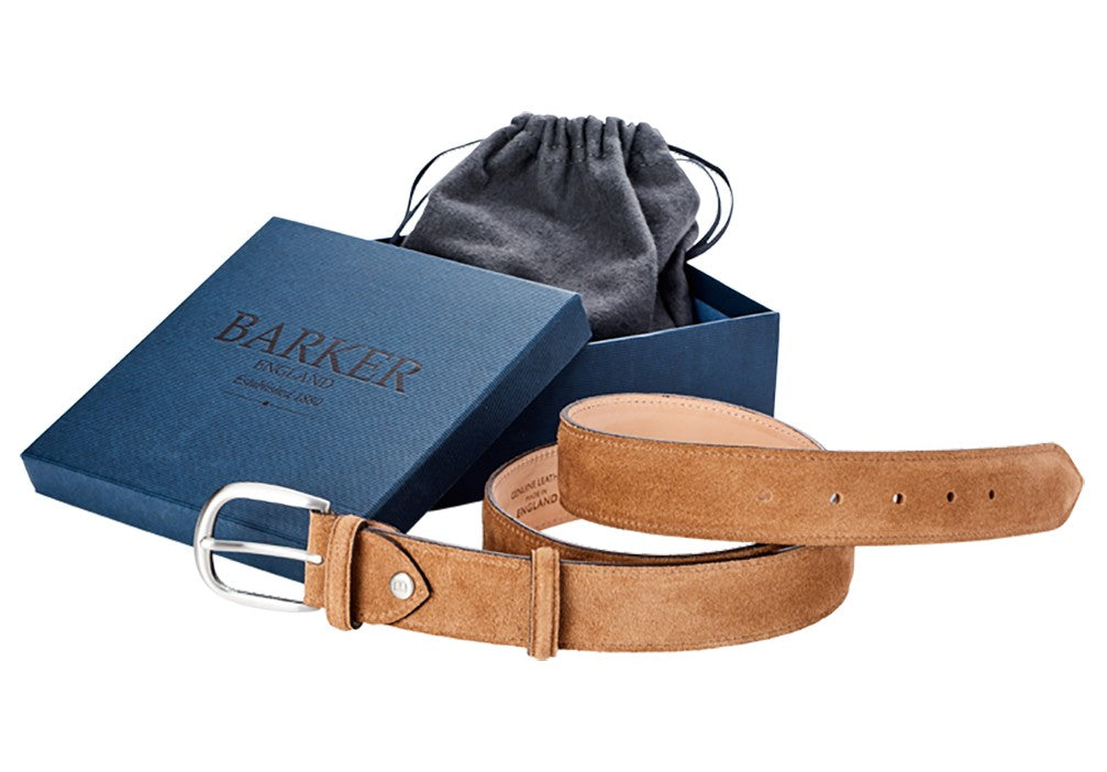 Barker Belt - Snuff Suede