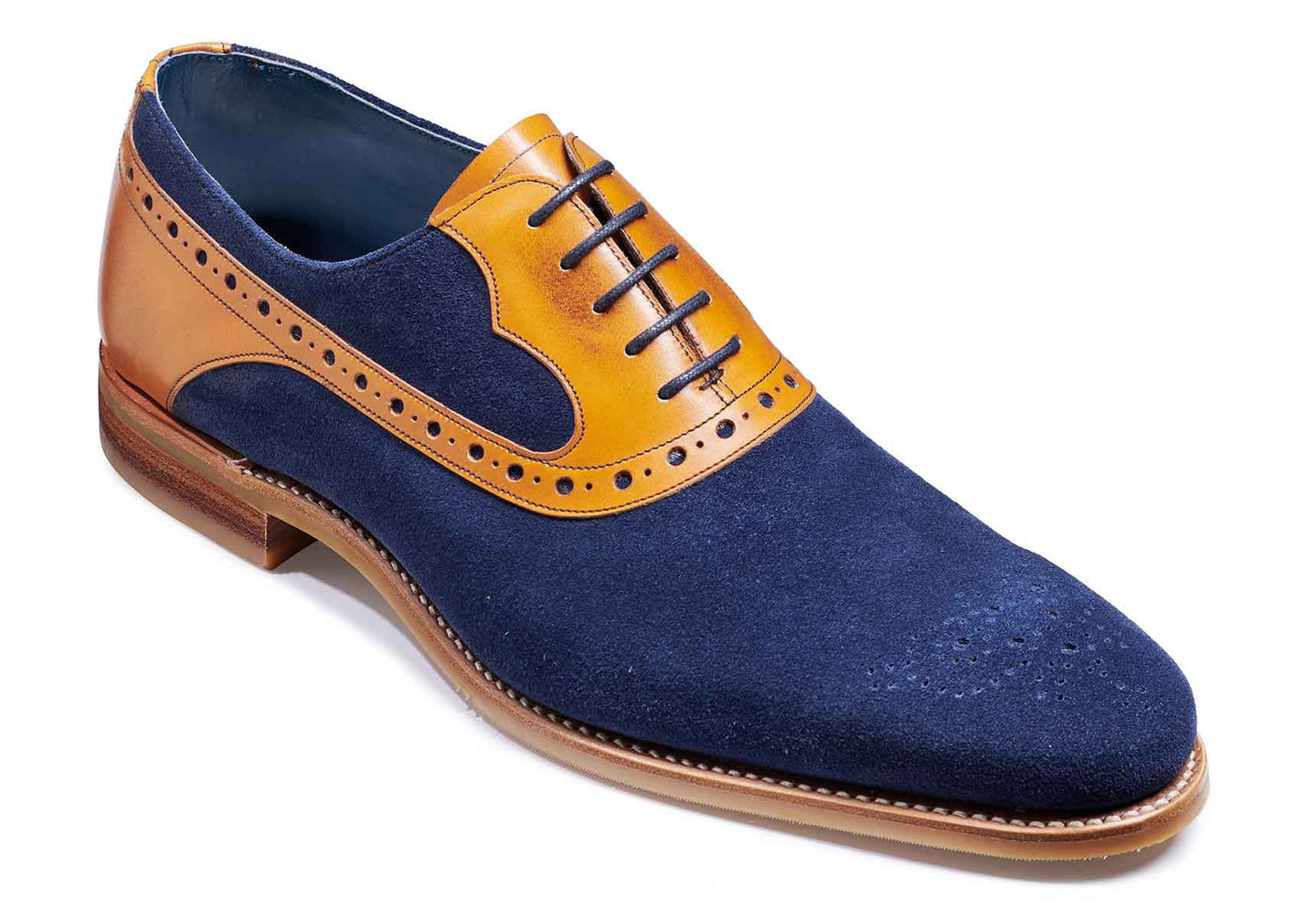 Navy Suede/Cedar Calf