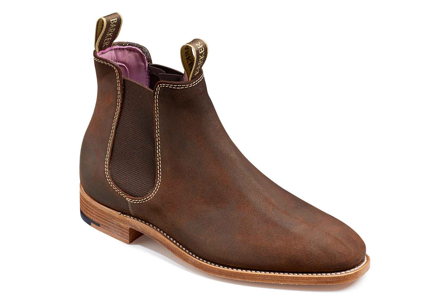 Mid Brown Waxy Suede
