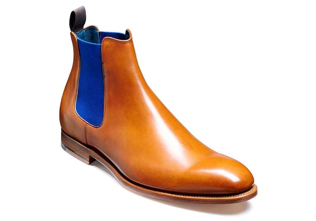 Cedar Calf/Navy Elastic