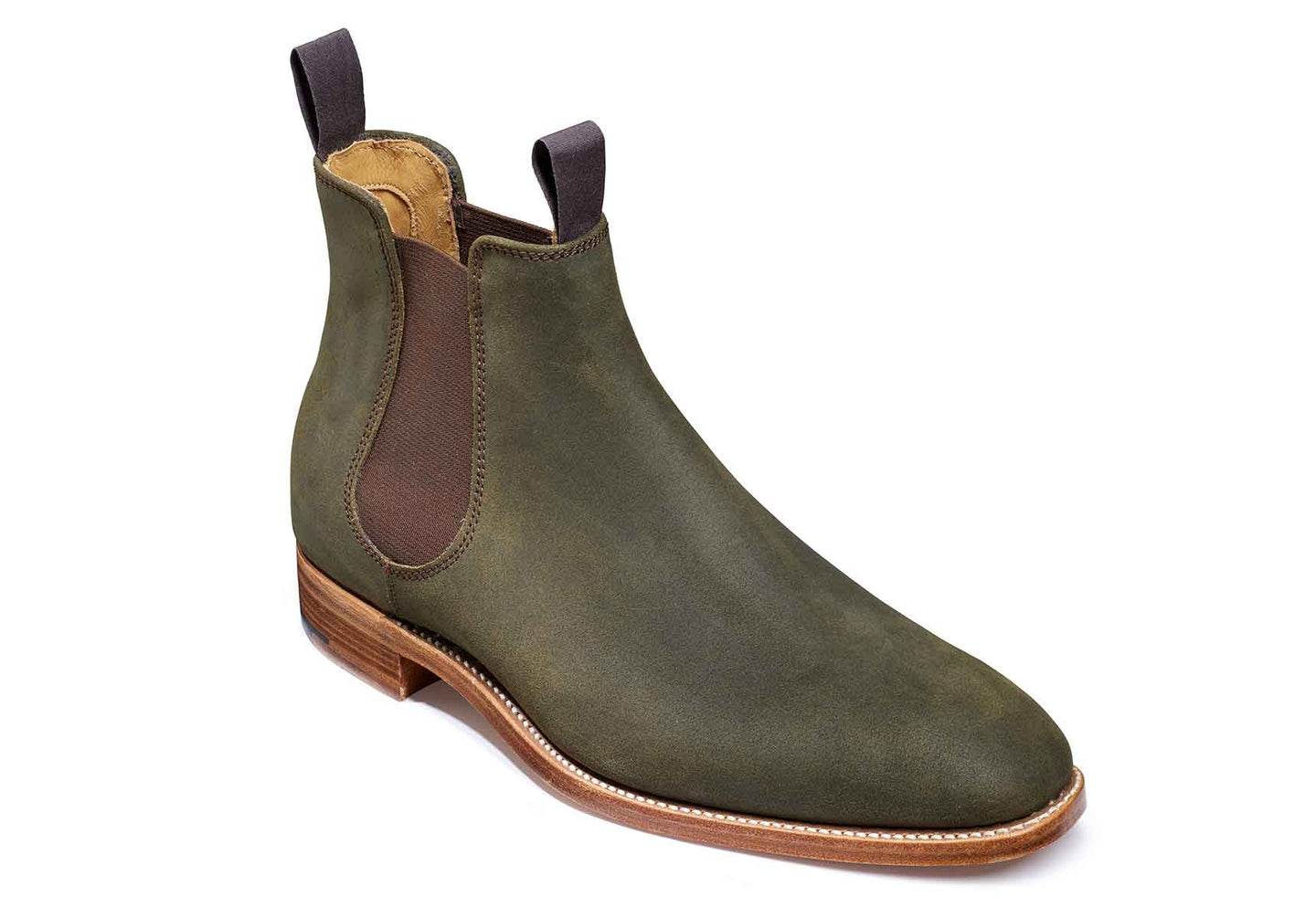 Green Waxy Suede