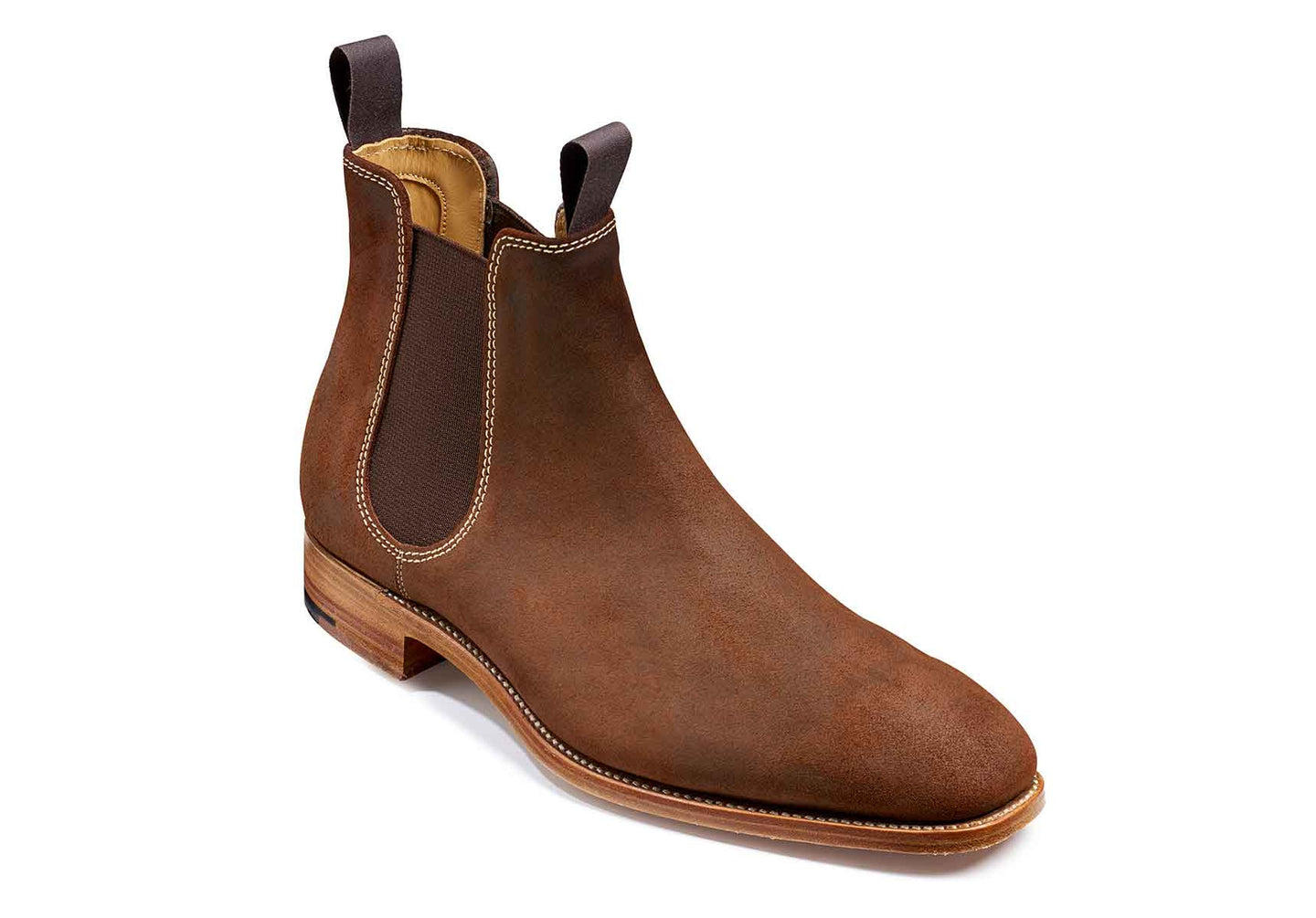 Mid Brown Waxy Suede
