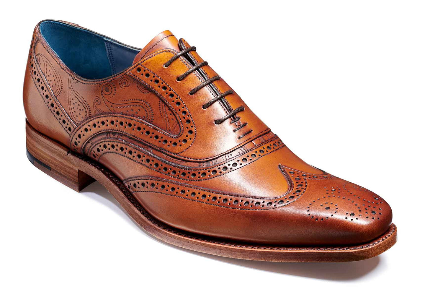 Antique Rosewood Calf/Paisley Laser