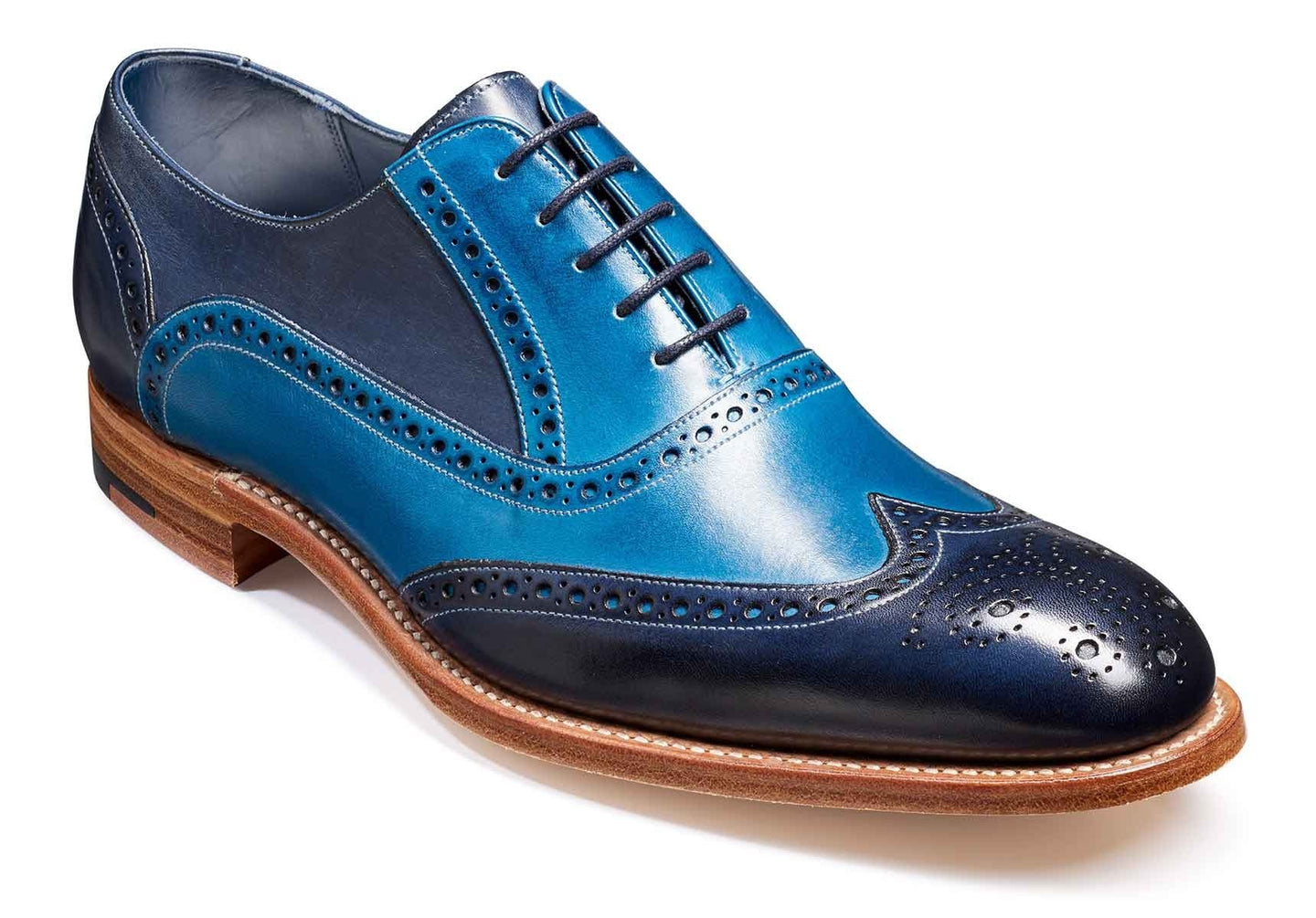 Navy/Blue Hand Painted