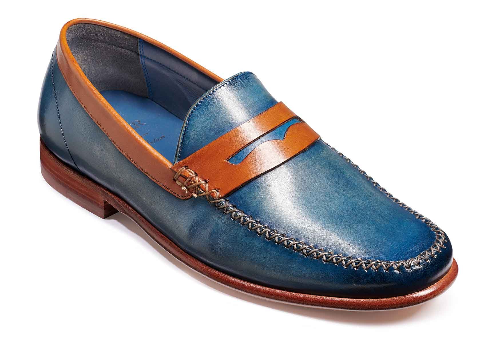 Blue Wash/Rosewood Collar/Brown Saddle