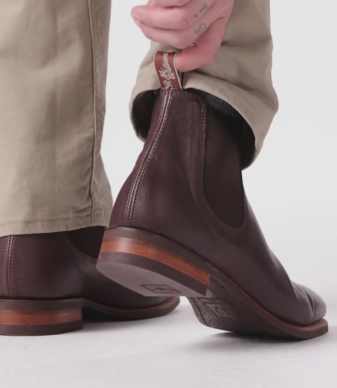 RM Williams Comfort Kangaroo Craftsman Boot - Chocolate